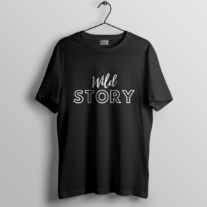 Wild Story Over Sized Black t shirt