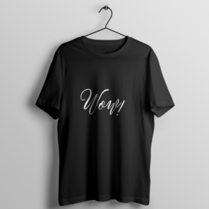 WOW Minimalistic - Oversized T Shirt Black