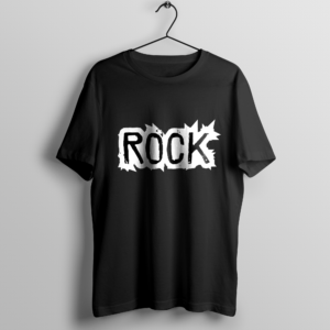 Rock Black oversized T shirt