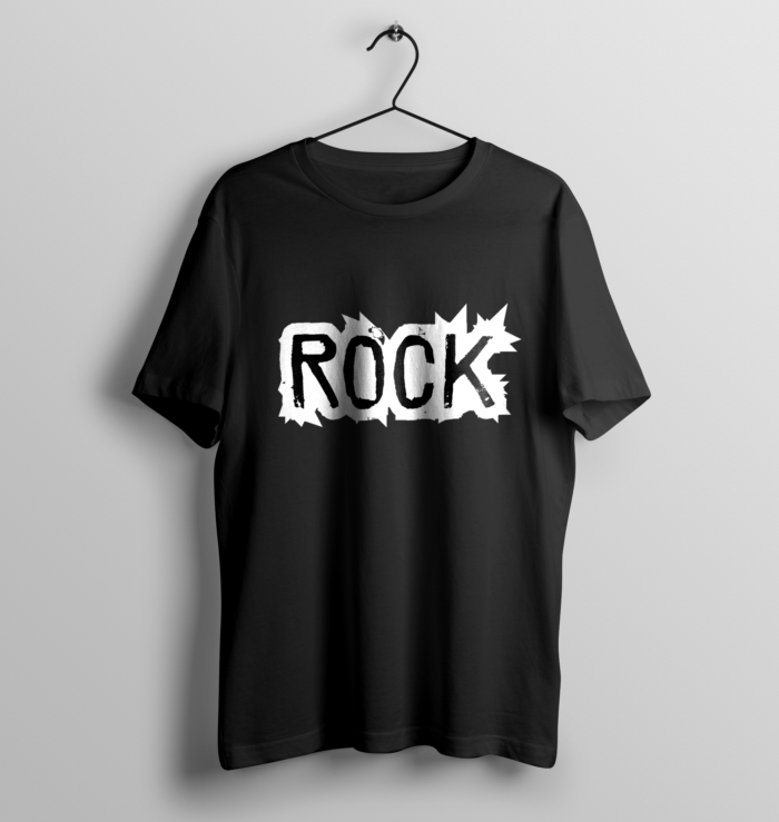 Rock Black oversized T shirt